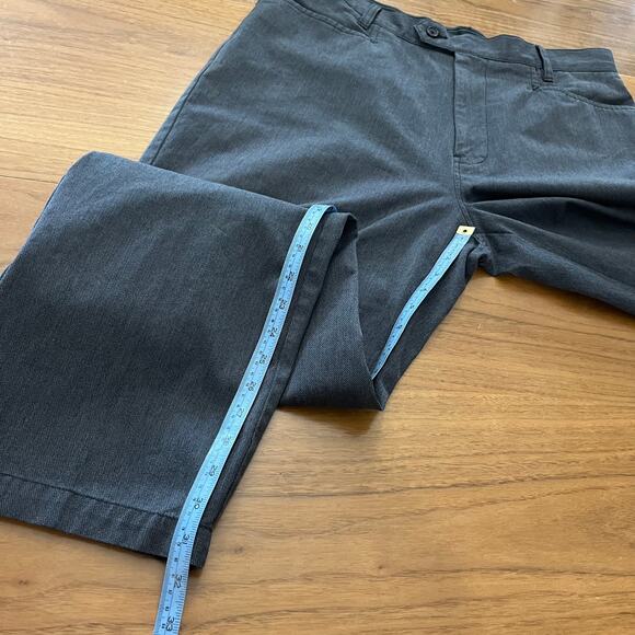 Structure Pant Size 34 x 32 Gray Chino Khaki 100% Cotton New Century - Picture 10 of 11